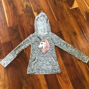 Girls unicorn hoodie
